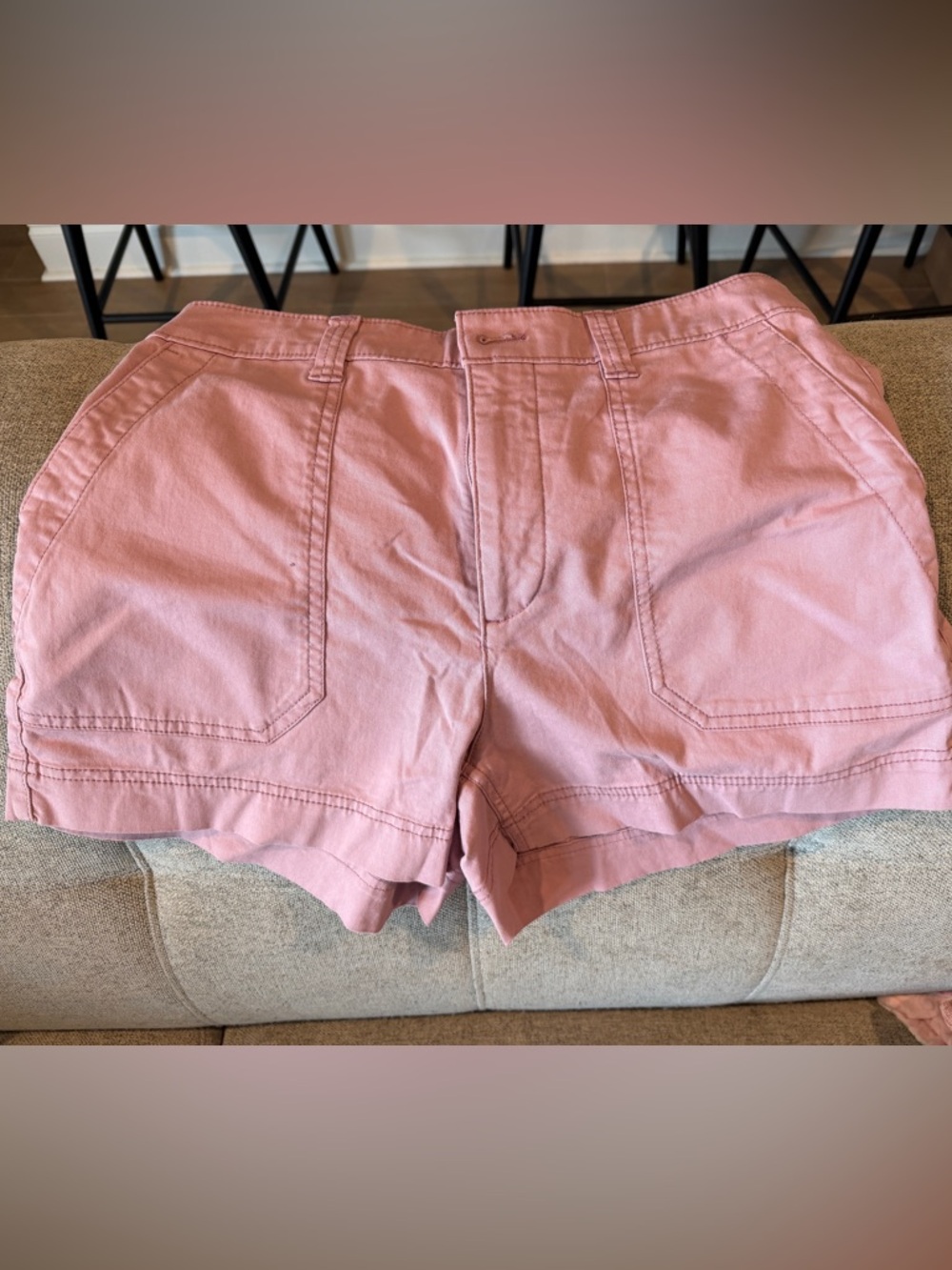Old Navy Dusty Pink Cotton Utility Shorts